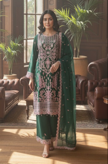 Modern Green Kurta